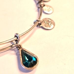 Alex and Ani Emerald Charm Bracelet